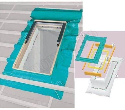 Комплект окладов XDK RU гидро-пароизоляционный с утеплением 780*1600 Комплект окладов XDK RU гидро-пароизоляционный с утеплением 780*1600