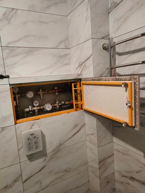 Люк под плитку нажимной Апельсин, 1 створка Люк под плитку нажимной Апельсин, 1 створка