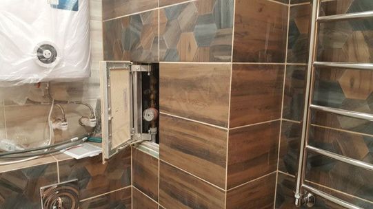 Люк под плитку Нажимной Секрет-Лайт 2 створки 1150*350 Люк под плитку Нажимной Секрет-Лайт 2 створки 1150*350