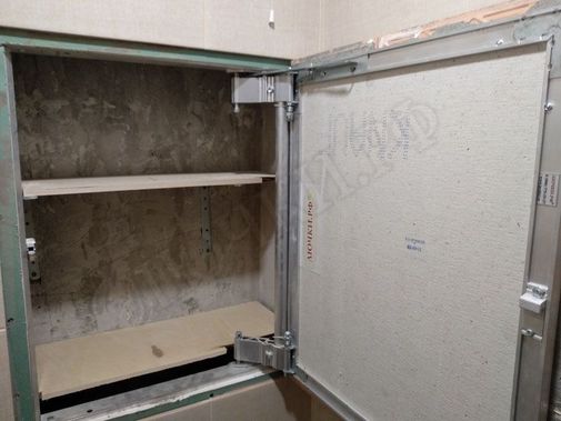 Люк под плитку Нажимной Секрет-Лайт 2 створки 1150*350 Люк под плитку Нажимной Секрет-Лайт 2 створки 1150*350