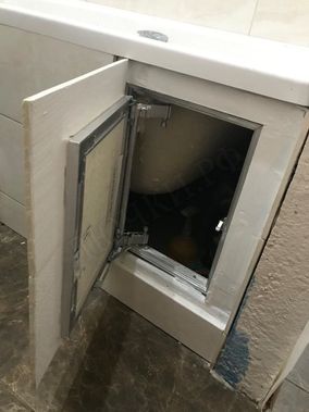 Люк под плитку Нажимной Секрет-Лайт 2 створки 1150*350 Люк под плитку Нажимной Секрет-Лайт 2 створки 1150*350