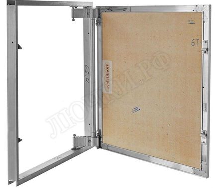 Люк под плитку Нажимной Секрет-Лайт 550*400, 1 створка Люк под плитку Нажимной Секрет-Лайт 550*400, 1 створка