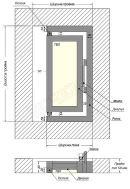 Люк под плитку Шагма для плитки 800*600 (требуемый размер проема 810*635, размер люка 760*633) Люк под плитку Шагма для плитки 800*600 (требуемый размер проема 810*635, размер люка 760*633)