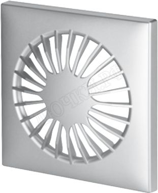 Вытяжной вентилятор Awenta System+, Turbo, 100 KWT100T, Omega, POSA100, Серебро (сатин), пластик Вытяжной вентилятор Awenta System+, Turbo, 100 KWT100T, Omega, POSA100, Серебро (сатин), пластик