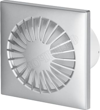 Вытяжной вентилятор Awenta System+, Turbo, 100 KWT100T, Omega, POSA100, Серебро (сатин), пластик Вытяжной вентилятор Awenta System+, Turbo, 100 KWT100T, Omega, POSA100, Серебро (сатин), пластик