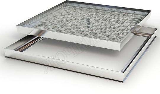 Напольный люк Премиум 48 мм 450*450 Напольный люк Премиум 48 мм 450*450