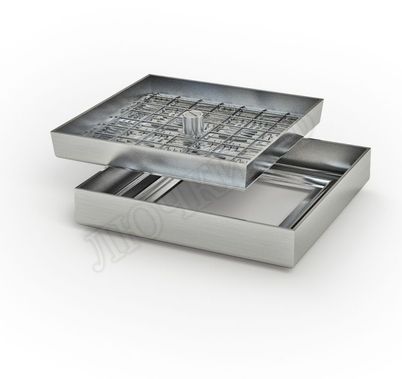 Напольный люк из нержавеющей стали AISI 430 400*400 Напольный люк из нержавеющей стали AISI 430 400*400