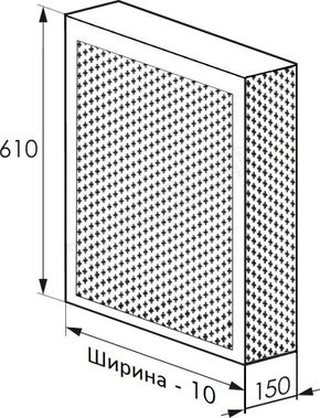 Радиаторный экран С перфорацией Цветок Радиаторный экран С перфорацией Цветок