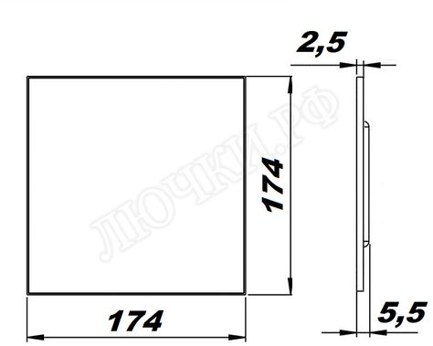 Вытяжной вентилятор airRoxy RMS (MS), белый глянец, 01-160 Вытяжной вентилятор airRoxy RMS (MS), белый глянец, 01-160