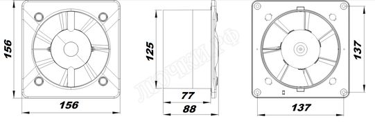 Вытяжной вентилятор Awenta System+, Silent, 125, KWS125H, PVB125, Белый, пластик Вытяжной вентилятор Awenta System+, Silent, 125, KWS125H, PVB125, Белый, пластик