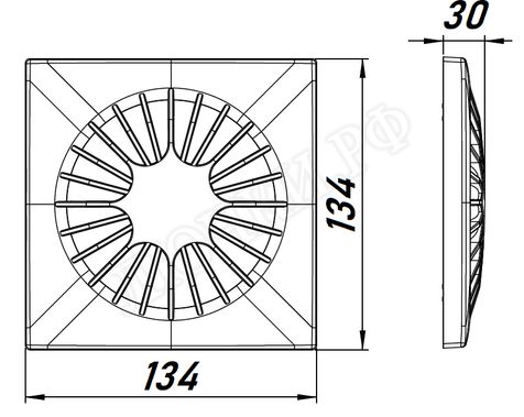Вытяжной вентилятор Awenta System+, Turbo, 100, KWT100T, POSA100, Серебро (сатин), пластик Вытяжной вентилятор Awenta System+, Turbo, 100, KWT100T, POSA100, Серебро (сатин), пластик