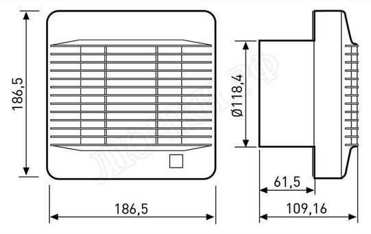 Вентилятор EDM 200 C Вентилятор EDM 200 C
